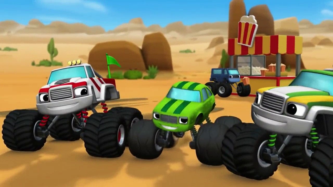 Blaze And The Monster Machines S01E09 The Team Truck Challenge ...