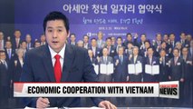 President Moon encourages active economic cooperation between Seoul and Hanoi