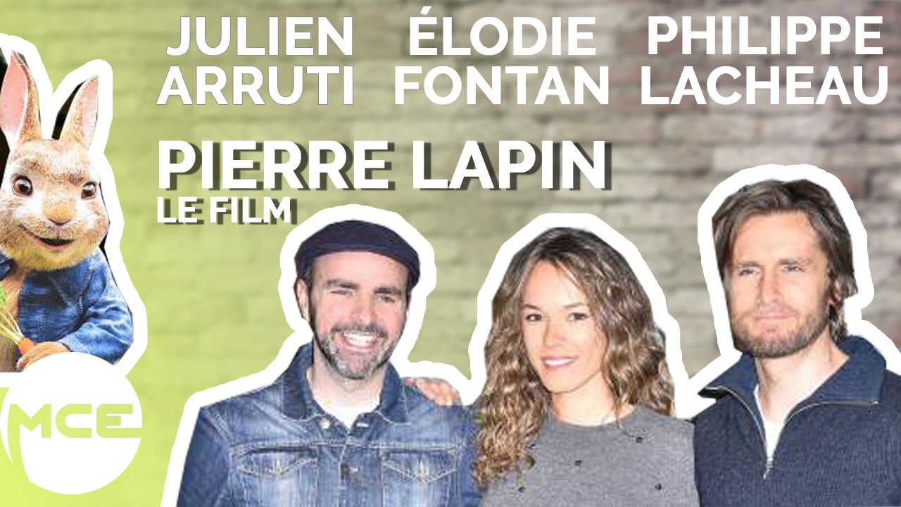 Junket Pierre Lapin - Making-of  Interview 100% Lapin by MCE