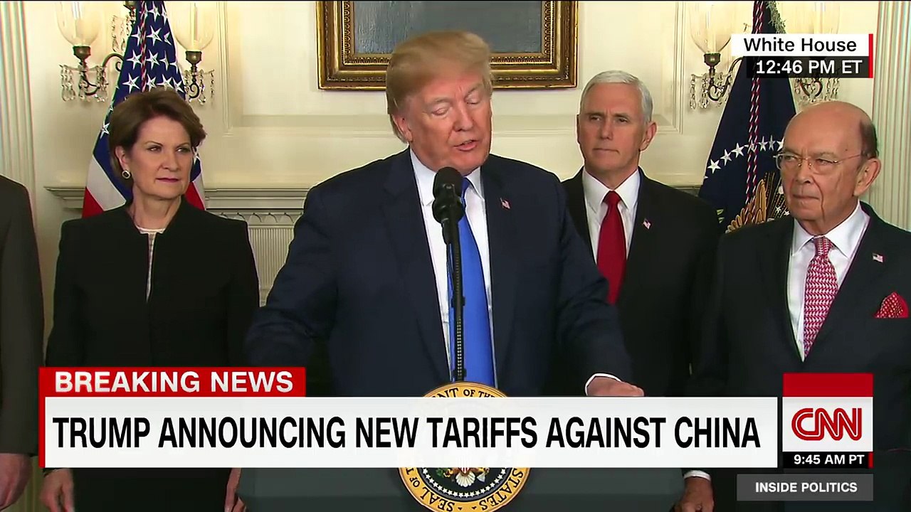 Trump hits China with tariffs