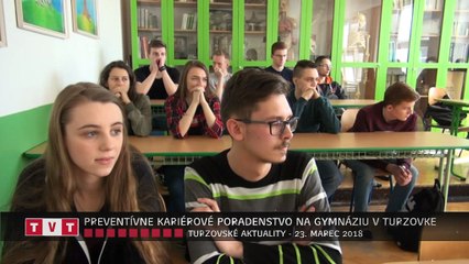 2018-03-23_PREVENTÍVNE KARIÉROVÉ PORADENSTVO NA GYMNÁZIU V TURZOVKE