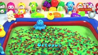 Learn Sea Animals (Star Fish) For Kids - Bathtub Toys Show - Preschool Learning - Little Soldiers - YouTube