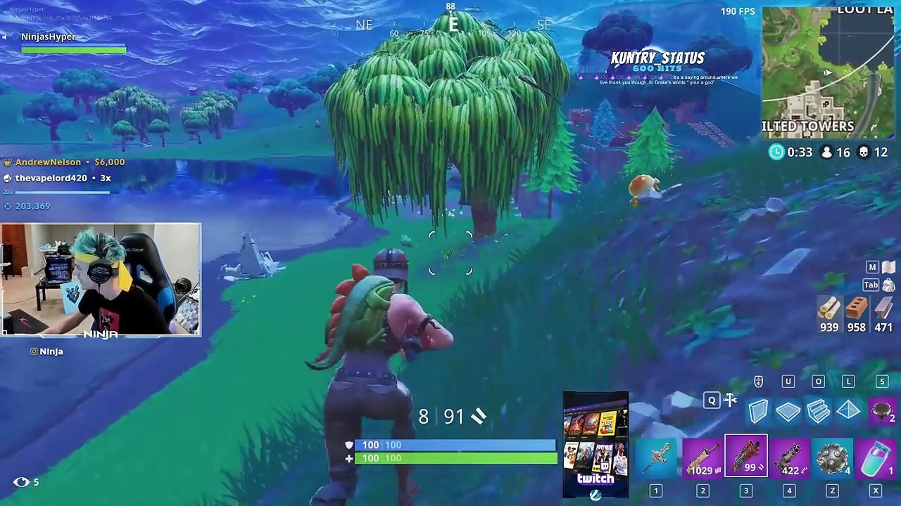 Ninja Finds The Loot Llama! - Fortnite Battle Royale Gameplay - Ninja