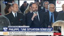 Prise d’otages dans l’Aude: la situation est “sérieuse”, juge Édouard Philippe