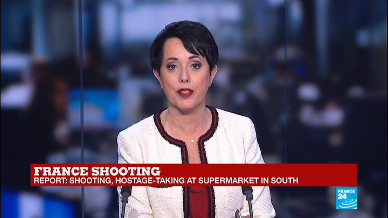 France: One or two people shot inside Trèbes supermarket, police officer injured in nearby town of Carcassonne