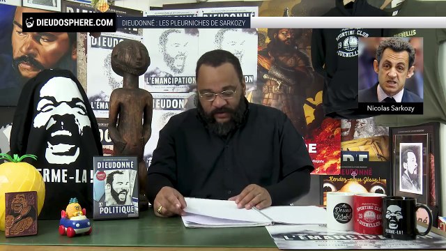 Dieudonné - Les pleurniches de Sarkozy // Mouammar Kadhafi, Alain Soral, Algérie