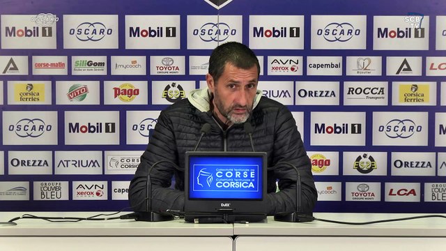 Gemenos-Bastia : Conf. d'avant-match de S. Rossi
