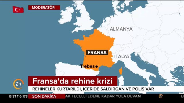 Fransa'da rehine krizi