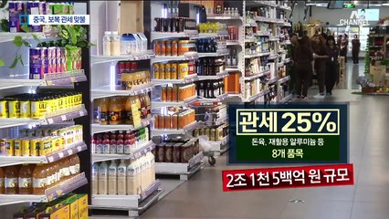 中 “전쟁 두렵지 않다”…미국에 3조 ‘보복 관세’