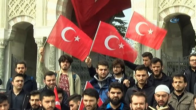 Üniversite öğrencilerinden teröre karşı ortak basın açıklaması