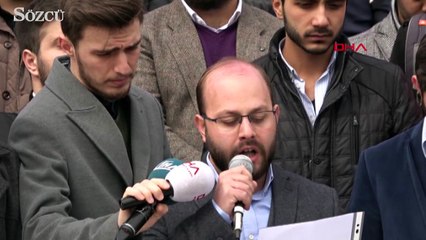 Beyazıt meydan'ında 'saldırı' protestosu