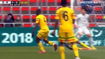 Abdoulay Diab  penalty Goal HD - Japan 0-1 Mali - 23.03.2018 (Full Replay)