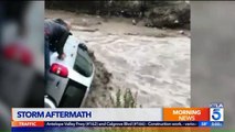Man Rescued from Overturned SUV After Trying to Cross Floodwaters