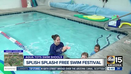 Free swim festival at Aqua Tots locations