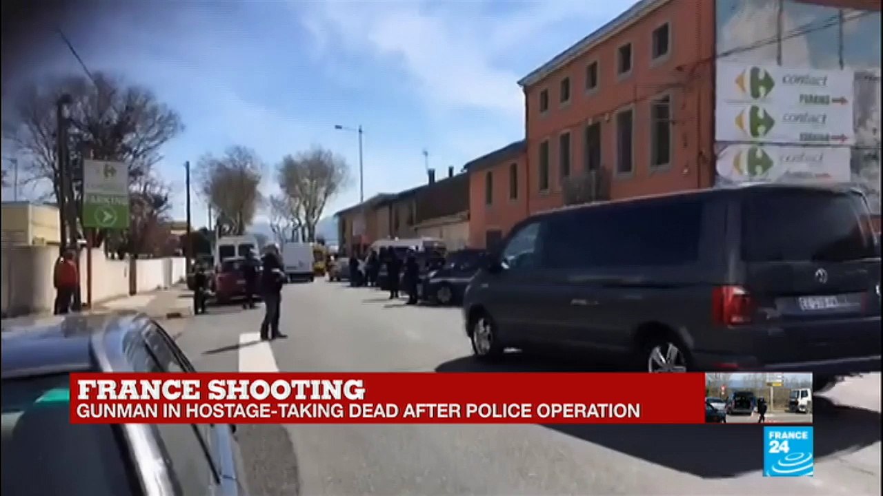 France shooting: One police officer took the place of a hostage so he could leave Trèbes'' supermarket