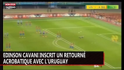 Edinson Cavani inscrit un retourné acrobatique avec l'Uruguay (vidéo)