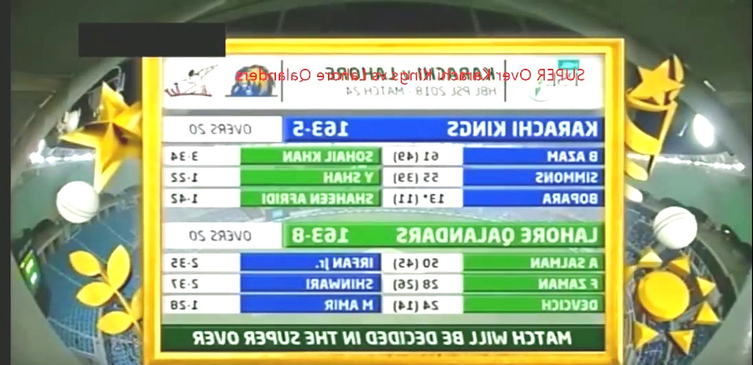 karachi kings vs lahore qalandars super over|Thrilling Last over of Karachi Kings vs Lahore Qalander