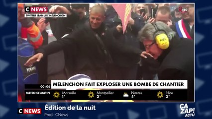 Jean-Luc Mélenchon fait exploser une bombe de chantier