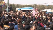 - Suriyelilerden TSK’ya Tel Rıfat desteği- Suriyeli göstericiler ; “Türk halkına, Türk Kardeşlerimize, Türk askerine minnettarız”