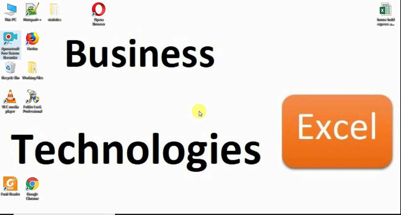 Excel for Beginners Tutorial-7-Formatting and Securing worksheets