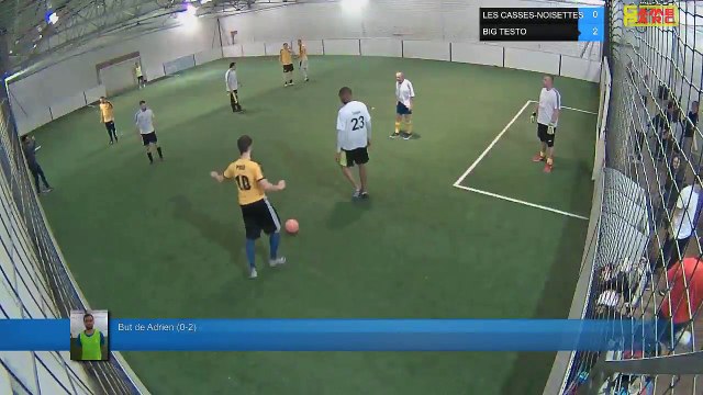 But de Adrien (0-2) - LES CASSES-NOISETTES Vs BIG TESTO - 22/03/18 21:00 - LIGUE 3
