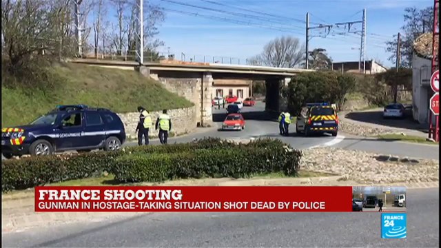 France shooting: Islamic state group claims responsibity for hostage-taking situation and terror attack