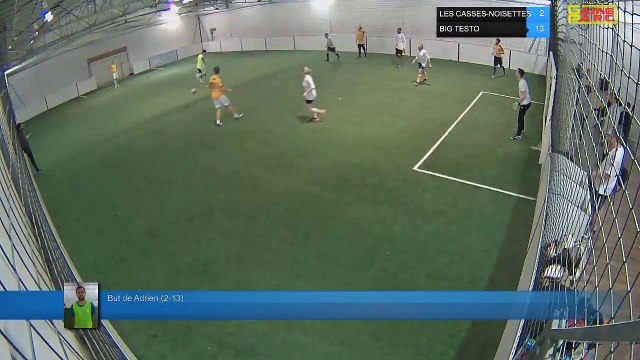 But de Adrien (2-13) - LES CASSES-NOISETTES Vs BIG TESTO - 22/03/18 21:00 - LIGUE 3