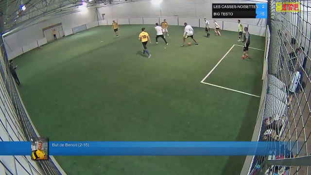 But de Benoit (2-15) - LES CASSES-NOISETTES Vs BIG TESTO - 22/03/18 21:00 - LIGUE 3