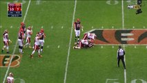 2016 - Andy Dalton sacked for 9 yard loss by Chris Baker