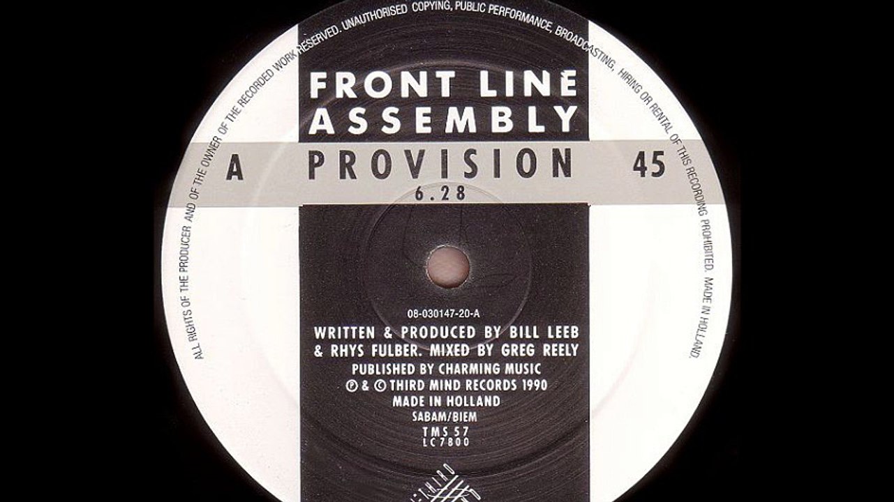 Front Line Assembly - Provision (A)