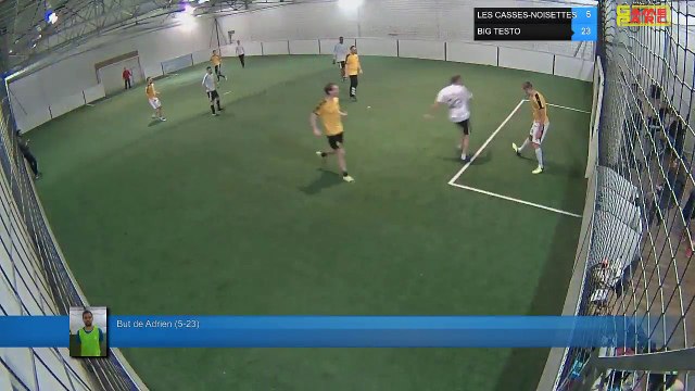But de Adrien (5-23) - LES CASSES-NOISETTES Vs BIG TESTO - 22/03/18 21:00 - LIGUE 3