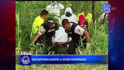 Encuentran muerta a joven enfermera
