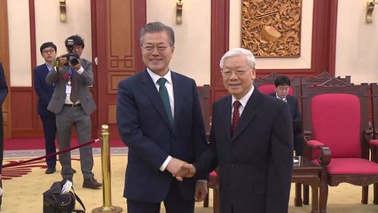 문 대통령, 베트남 당서기장 만나...국회의장·총리와도 면담 / YTN