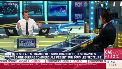 Les tendances sur les marchés: les places financières sont chahutées, les craintes d'une guerre commerciale pèsent sur tous les secteurs - 23/03