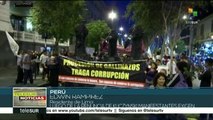 Peruanos exigen elecciones generales y una nueva Constitución