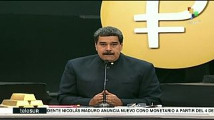 Maduro anuncia reconversión monetaria para la economía de Venezuela