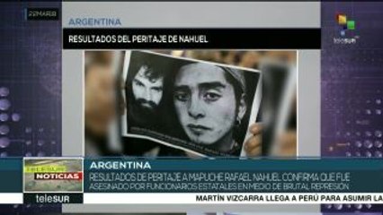 Argentina: confirman que Nahuel no tenía explosivos en sus manos