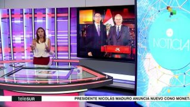 Velasco: Hay un debate en Perú sobre corrupción y la crisis política