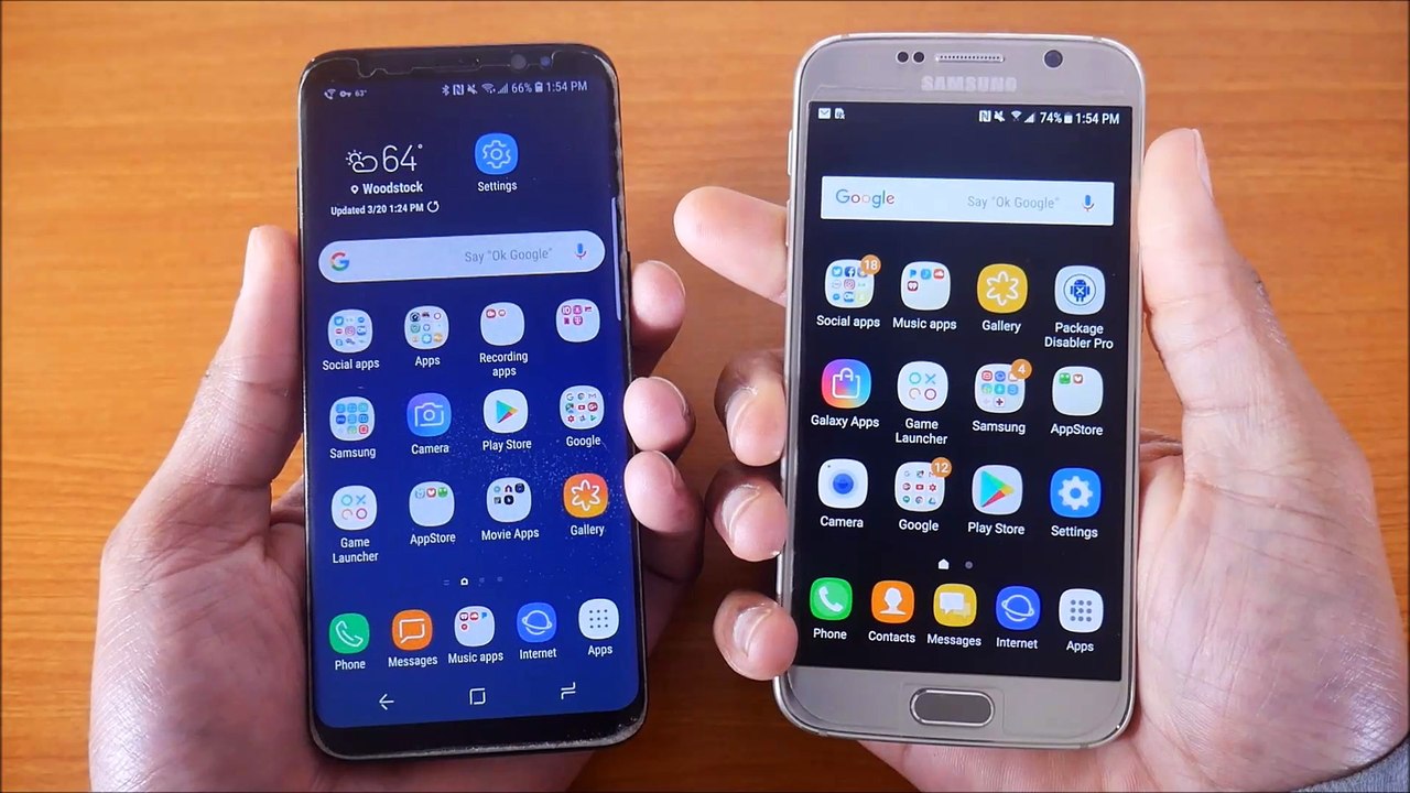 Galaxy S8 Android 8.0 Vs Galaxy S6 Speed Test