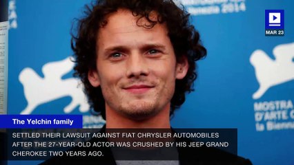 Anton Yelchin's Family Settles Wrongful Death Lawsuit