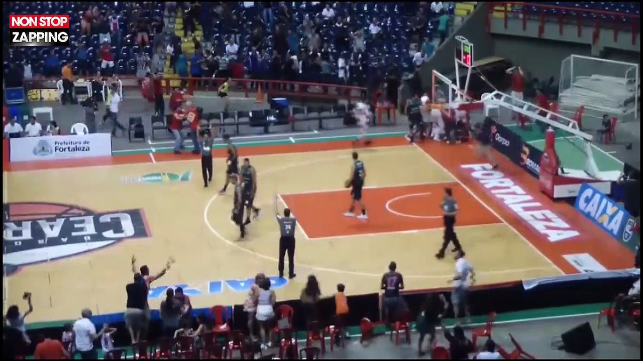 Brésil : L’incroyable geste d’un joueur de basket pour gagner un match (Vidéo)