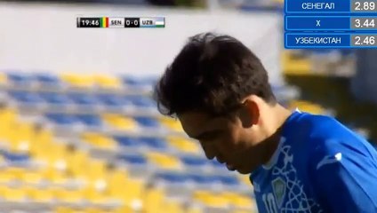 Otabek Shukurov Penalty Goal HD - Senegal 0-1 Uzbekistan 23.03.2018