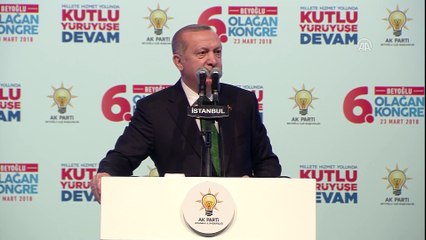 Cumhurbaşkanı Erdoğan: 'Çanakkale Belediyesinin kahraman ordumuzun Afrin başarısını kutlamak için zafer pilavı dağıtma teşebbüsünü engellemesi de bir başka utanç verici hadisedir' - İSTANBUL