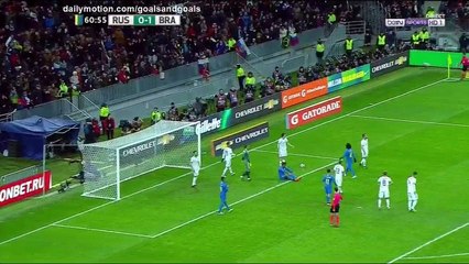 Philippe Coutinho penalty Goal HD - Russia 0 - 2 Brazil - 23.03.2018 (Full Replay)