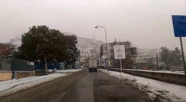 Neve a Minervino Murge 23 marzo 2018