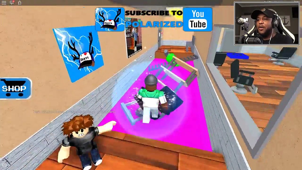 Escape The Evil Barbershop In Roblox Dailymotion Video - evil hairdresser escape barber obby roblox video dailymotion