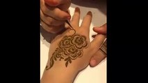 Big flower 2018 full hand mehndi designBridal mehndi 2018Most easy way for bridal mehndi design