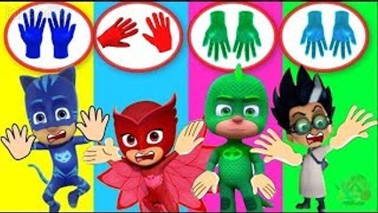 PJ Masks Learn Colors Baby PJ Masks Finger Family Rhymes for Kids