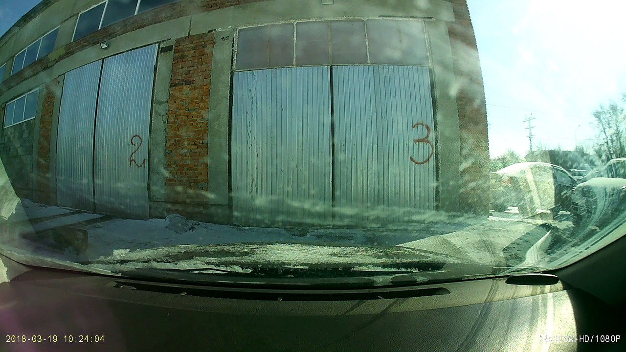Wind Blows Door into Car
