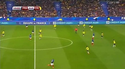 Olivier Giroud Goal HD -  France	1-0	Colombia 23.03.2018